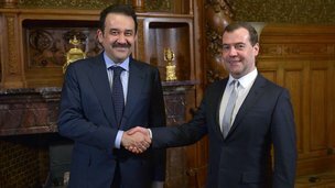 With Prime Minister of Kazakhstan Karim Massimov